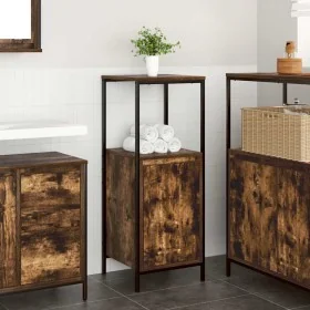 Mueble de baño con estantes roble ahumado 36x35x95 cm by , bathroom vanities - Ref: Foro24-861914, Price: 50,42 €, Discount: %