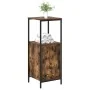 Mueble de baño con estantes roble ahumado 36x35x95 cm de , Tocadores de baño - Ref: Foro24-861914, Precio: 50,42 €, Descuento: %