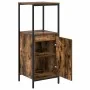 Mueble de baño con estantes roble ahumado 36x35x95 cm de , Tocadores de baño - Ref: Foro24-861914, Precio: 50,42 €, Descuento: %