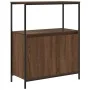 Mueble de baño con estantes roble marrón 76,5x35x95 cm de , Tocadores de baño - Ref: Foro24-861921, Precio: 78,01 €, Descuent...