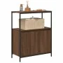 Mueble de baño con estantes roble marrón 76,5x35x95 cm de , Tocadores de baño - Ref: Foro24-861921, Precio: 78,01 €, Descuent...