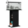 Soporte para acuario de madera de roble negro 60,5x36x72,5 cm de , Soportes para acuarios - Ref: Foro24-862157, Precio: 54,52...