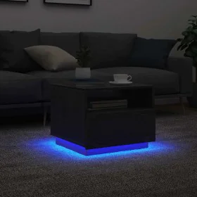 LED-Couchtisch in Schwarz-Eiche mit den Maßen 50x49x40 cm. von , Couchtisch - Ref: Foro24-862253, Preis: 78,13 €, Rabatt: %