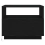 Black oak coffee table with LED lights 50x49x40 cm by , Coffee table - Ref: Foro24-862253, Price: 78,13 €, Discount: %