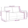 Juego de sofás con cojines 2 piezas terciopelo rojo tinto by , Sofas - Ref: Foro24-3324704, Price: 458,42 €, Discount: %