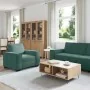 Juego de sofás con cojines 3 piezas terciopelo verde oscuro by , Sofas - Ref: Foro24-3324620, Price: 612,38 €, Discount: %
