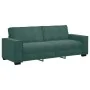Juego de sofás con cojines 3 piezas terciopelo verde oscuro by , Sofas - Ref: Foro24-3324620, Price: 612,38 €, Discount: %