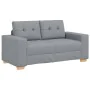 Sofá Loveseat gris claro 120 cm de tela de , Sofás - Ref: Foro24-4105068, Precio: 214,07 €, Descuento: %