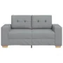 Sofá Loveseat gris claro 120 cm de tela de , Sofás - Ref: Foro24-4105068, Precio: 214,07 €, Descuento: %