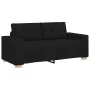Sofá Loveseat de tela negra de 140 cm de , Sofás - Ref: Foro24-4105080, Precio: 223,25 €, Descuento: %