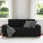 Sofá Loveseat de tela negra de 140 cm de , Sofás - Ref: Foro24-4105080, Precio: 223,25 €, Descuento: %