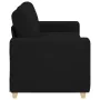 Sofá Loveseat de tela negra de 140 cm de , Sofás - Ref: Foro24-4105080, Precio: 223,25 €, Descuento: %