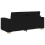 Black fabric Loveseat sofa, 140 cm. by , Sofas - Ref: Foro24-4105080, Price: 223,25 €, Discount: %