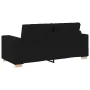 Sofá Loveseat de tela negra de 140 cm de , Sofás - Ref: Foro24-4105080, Precio: 223,25 €, Descuento: %