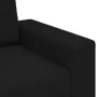 Sofá Loveseat de tela negra de 140 cm de , Sofás - Ref: Foro24-4105080, Precio: 223,25 €, Descuento: %