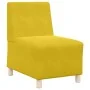 Sillón de terciopelo amarillo 55 cm de , Sofás - Ref: Foro24-4108486, Precio: 118,71 €, Descuento: %