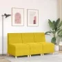 Sillón de terciopelo amarillo 55 cm de , Sofás - Ref: Foro24-4108486, Precio: 118,71 €, Descuento: %