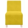Sillón de terciopelo amarillo 55 cm de , Sofás - Ref: Foro24-4108486, Precio: 118,71 €, Descuento: %
