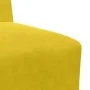 Sillón de terciopelo amarillo 55 cm de , Sofás - Ref: Foro24-4108486, Precio: 118,71 €, Descuento: %
