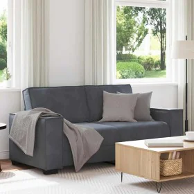 Sofá de 2 plazas de terciopelo gris oscuro 140 cm de , Sofás - Ref: Foro24-4105021, Precio: 219,75 €, Descuento: %