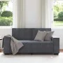Sofá de 2 plazas de terciopelo gris oscuro 140 cm de , Sofás - Ref: Foro24-4105021, Precio: 219,75 €, Descuento: %
