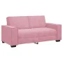 2-seater pink velvet sofa 140 cm by , Sofas - Ref: Foro24-4105023, Price: 235,62 €, Discount: %