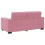 2-seater pink velvet sofa 140 cm by , Sofas - Ref: Foro24-4105023, Price: 235,62 €, Discount: %