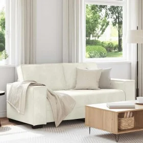Sofá de 2 plazas terciopelo color crema 140 cm de , Sofás - Ref: Foro24-4105028, Precio: 237,61 €, Descuento: %
