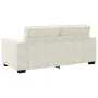 Sofá de 2 plazas terciopelo color crema 140 cm de , Sofás - Ref: Foro24-4105028, Precio: 237,61 €, Descuento: %