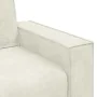 Sofá de 2 plazas terciopelo color crema 140 cm de , Sofás - Ref: Foro24-4105028, Precio: 237,61 €, Descuento: %