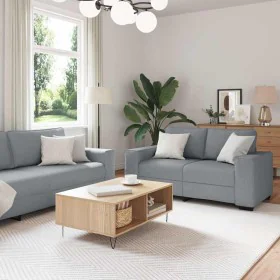 2-piece light gray fabric sofa set with cushions by , Sofas - Ref: Foro24-3324731, Price: 466,16 €, Discount: %