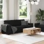 Juego de sofás con cojines 2 piezas tela negro de , Sofás - Ref: Foro24-3324733, Precio: 466,16 €, Descuento: %