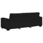 Juego de sofás con cojines 2 piezas tela negro de , Sofás - Ref: Foro24-3324733, Precio: 466,16 €, Descuento: %
