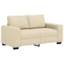 Juego de sofás con cojines 2 piezas tela crema de , Sofás - Ref: Foro24-3324738, Precio: 466,16 €, Descuento: %