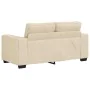 Juego de sofás con cojines 2 piezas tela crema de , Sofás - Ref: Foro24-3324738, Precio: 466,16 €, Descuento: %