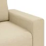 Juego de sofás con cojines 2 piezas tela crema de , Sofás - Ref: Foro24-3324738, Precio: 466,16 €, Descuento: %