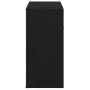 Aparador de madera contrachapada roble negro 80x36x75 cm de , Aparadores - Ref: Foro24-862010, Precio: 96,88 €, Descuento: %