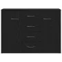 Aparador de madera de roble negro 88x30x64 cm de , Aparadores - Ref: Foro24-862446, Precio: 119,35 €, Descuento: %