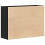 Aparador de madera de roble negro 88x30x64 cm de , Aparadores - Ref: Foro24-862446, Precio: 119,35 €, Descuento: %