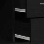 Aparador de madera de roble negro 88x30x64 cm de , Aparadores - Ref: Foro24-862446, Precio: 119,35 €, Descuento: %