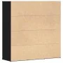 Librería de roble negro 90x28x90 cm Madera de ingeniería de , Librerías y estanterías - Ref: Foro24-862503, Precio: 109,15 €,...