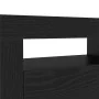 Mueble de TV con luces LED roble negro 120x35x40 cm de , Muebles TV - Ref: Foro24-862031, Precio: 82,10 €, Descuento: %