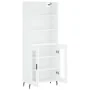 Tall white plywood highboard 69.5x34x180 cm by , Sideboards - Ref: Foro24-3189333, Price: 149,88 €, Discount: %