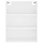 Tall white plywood highboard 69.5x34x180 cm by , Sideboards - Ref: Foro24-3189333, Price: 149,88 €, Discount: %
