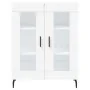 Tall white plywood highboard 69.5x34x180 cm by , Sideboards - Ref: Foro24-3189333, Price: 149,88 €, Discount: %