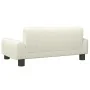 Sofá para niños de cuero sintético crema 70x45x30 cm de , Mobiliario para bebés y niños pequeños - Ref: Foro24-3196275, Preci...