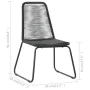 Set de comedor de jardín de 5 piezas PVC ratán negro y marrón de , Conjuntos de jardín - Ref: Foro24-3060125, Precio: 408,81 ...