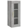 Hoher Schrank aus grauem Sonoma-Sperrholz 34,5x34x180 cm. von , Sideboards - Ref: Foro24-3199423, Preis: 101,43 €, Rabatt: %
