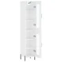 Tall white glossy plywood sideboard 34.5x34x180 cm by , Sideboards - Ref: Foro24-3199435, Price: 116,54 €, Discount: %