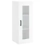 Tall white glossy plywood sideboard 34.5x34x180 cm by , Sideboards - Ref: Foro24-3199435, Price: 116,54 €, Discount: %